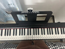 特伦斯电子琴88键成人儿童智能折叠钢琴X61A/V20手卷钢琴键盘乐器 V20典雅黑+专用琴包+Z型琴架 实拍图