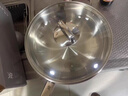WMF福腾宝无涂层不锈钢炒锅304不锈钢平底电磁炉明火通用金刚30cm 实拍图
