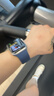 Apple/苹果 Watch SE 智能手表GPS+蜂窝款44毫米银色铝金属表壳丹宁色运动型表带S/M MXHX3CH/B 实拍图