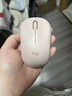 罗技（Logitech）M221 轻音鼠标 无线鼠标 办公鼠标 对称鼠标 带无线微型接收器 米白色 实拍图