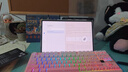 狼蛛（AULA）F87ProV2客制化无线机械键盘电竞游戏专用  蓝牙/2.4G/有线三模连接全键热插拔gasket结构办公键盘 F87ProV2大宗师版【海棠轴】粉色渐变侧刻 实拍图