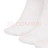 耐克(NIKE)袜子男女同款 吸汗透气运动袜 短袜三双装DX5074-911白L 实拍图