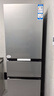 海尔（Haier）「真省电」217L三门小冰箱黑金净化一级能效风冷无霜星辉银BCD-217WGHC3E9S9国家补贴 实拍图