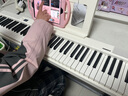 特伦斯折叠钢琴88键便携式电钢琴成人儿童电子琴重力度键盘V30pro钢琴 时尚白+专用琴包+Z琴架 实拍图