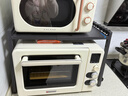 海氏（Hauswirt）四代C40升级款电烤箱家用烘焙背部大风机多功能发酵一体机搪瓷内胆新年礼物 米白色 40L 实拍图