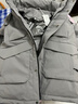 京东京造羽绒服男短款男士连帽滑雪服派克服外套男新年衣服 灰色 S 实拍图