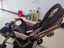 安贝尼 婴儿推车可坐可躺双向推行小孩手推车四轮减震可折叠BB车 至尊版-卡其色四轮橡胶+四轮减震 实拍图
