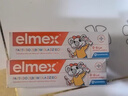 ELMEX艾美适宝宝儿童牙膏0-6岁奥拉氟专效防蛀 50ml*2支装套装 实拍图