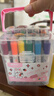 晨光(M&G)文具36色可水洗印章头小熊学生水彩笔儿童绘画涂鸦画笔安全生日礼物粉色款ACP901X2 实拍图