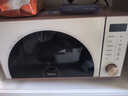 美的（Midea）小滋味微烤炸一体机家用变频台式微波炉烤箱空气炸不锈钢内胆一级能效古典风23L（F23G3） 实拍图
