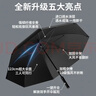 小魔长柄雨伞超大号加固抗风男士高端商务雨伞黑色可定制 实拍图
