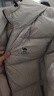骆驼火山羽绒服男女冬季连帽抗静电鸭绒保暖情侣面包服 M34CR07674B 实拍图