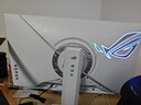华硕ROG XG27ACMEG-W 27英寸显示器2K电竞显示器2K 240Hz超频260Hz HDR400 G-Sync 0.3ms响应 HDMI 2.1 实拍图