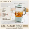 北鼎（Buydeem）【无胶水】养生壶电水壶迷你养生杯办公室保温电热水壶煮茶器K32浅杉绿（不含萃取篮） 实拍图