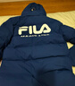 FILA 斐乐官方情侣羽绒服2025年冬时尚休闲连帽上衣男女同款保暖外套 实拍图