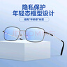 普先生（Mr.PuTian）防蓝光老花镜男士女高清晰品牌进口记忆钛老花眼镜200度55-59岁 实拍图