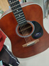 萨伽（SAGA） 吉他sf700单板面单民谣萨迦木吉他入门初学者萨嘎乐器 41英寸D桶SF700CR复古色缺角 实拍图