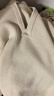 优衣库男女装souffle yarn舒芙蕾半拉链针织衫毛衣毛衫478546 01 乳白色 XS /160/76A 实拍图