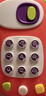 babycare儿童玩具手机宝宝趣味电话仿真多功能双语音乐电话玩具弗雷橙 实拍图