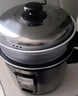 奥克斯（AUX）电饭煲 微压电饭锅 老式直身宿舍蒸米饭4L米饭锅大容量煮饭锅带蒸笼3-4人用 WZA-0402 实拍图