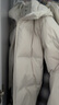 优衣库女装无缝羽绒连帽外套/外套夹克478577 01 乳白色 L 实拍图