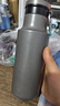 京东京造保温杯运动随行316L不锈钢水杯男士轻便登山户外杯子银灰色480ml 实拍图
