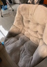 同依兔耳朵牛奶绒坐垫靠背办公室久坐屁垫学生座椅垫护腰靠垫椅垫 兔耳朵座椅垫-牛奶绒灰色 【45*45cm】中号【热销选择最多】 实拍图