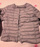 鸭鸭（YAYA）佟丽娅同款轻薄羽绒服女新款冬季短款圆领内胆修身时尚薄外套男 浅紫色【女款无领】 2XL 【建议125-140斤】 实拍图