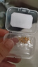 洲足金999金珠黄金小金珠金豆古法金珠DIY配件散珠隔珠路路通转运珠 3mm金珠  合单满 0.16g 包邮 多颗混发约0.04g 实拍图