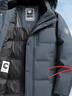 雪中飞鹅绒羽绒服男士短款脱卸帽加厚保暖休闲商务秋冬外套男装185 实拍图