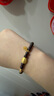 御邪足金999转运珠2mm定制黄金手链diy配饰转运珠3d硬足金 2mm光面金珠 实拍图