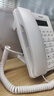 飞利浦（PHILIPS）有绳电话机座机 固定电话 办公家用 双接口 免电池 免提通话 一键拨号 黑名单 CORD022 白色 实拍图