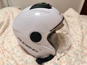 凤凰（Phoenix）新国标A类3C认证电动车摩托车头盔双镜片防雾防风保暖亮白 男女四季通用电瓶车3/4半盔冬季安全帽 实拍图