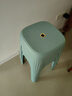美丽雅凳子家用加厚塑料板凳可叠放高成人凳客厅餐桌梳妆台用 实拍图