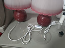 结婚台灯婚房床头灯一对红色新娘陪嫁长明灯送新婚礼物婚庆 送礼盒【两盏永结同心】插电按键+三色可调亮度 送喜字 实拍图