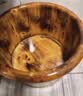香柏木碳化足浴桶实木洗脚盆保温加厚木质泡脚桶家用养生按摩木盆 26cm 碳化圆边（无赠品） 实拍图