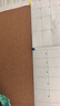 得力120*90cm白板 双面软木板墙/留言板/家用记事板/照片墙板（木边框、针插留言）MQ124 实拍图