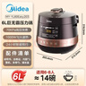 美的（Midea）品牌官方全自动智能预约电压力锅6L大容量家用双胆煲汤电饭煲60Easy203多功能高压锅4-6人 实拍图
