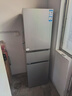 海尔（Haier）「真省电」217L三门小冰箱黑金净化一级能效风冷无霜星辉银BCD-217WGHC3E9S9国家补贴 实拍图