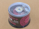 铼德(RITEK) 台产中国红黑胶音乐盘 CD-R 52速700M 空白光盘/光碟/刻录盘 桶装50片 实拍图