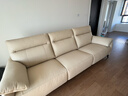 左右零靠墙电动功能头层牛皮沙发6013象牙白 2.7m三双 实拍图