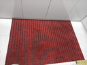 入户门前地垫可裁剪玄关鞋垫家用门垫进门加厚垫子大门口防滑地毯 酒红色【TPR七条纹】 80*120厘米 实拍图