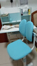 忆瞳儿童学习桌小学生家用写字书桌小孩写作业专用桌子可升降桌椅套装 80至臻蓝-环保桌椅-阅读架 实拍图