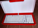 CHERRY樱桃KW550MX-LP矮轴键盘机械有线/蓝牙无线双模游戏电竞办公键盘兼容MAC轻音炫目边框99键白色红轴 实拍图