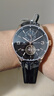 上海牌手表男自动机械表 星期日历夜光国表时尚多功能飞轮男表礼物924 星辰版-【黑盘】 日月轮转 昼夜显示 实拍图