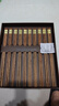 千年恋木鸡翅木中华筷接金福无漆无蜡家用筷子礼盒装 10双装 KZ0279 实拍图