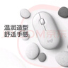 罗技（Logitech）时尚系列 PEBBLE鼠标 无线蓝牙鼠标 办公静音鼠标 女性鼠标对称鼠标 鹅卵石造型 石墨黑 实拍图