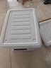 佳帮手收纳箱特大号衣服整理箱衣物被子储物箱塑料箱子收纳盒物流周转箱 【包邮】梨花白 50L-50件春衣【54*40*33cm】 实拍图