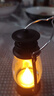 【露营灯】创意复古手提小夜灯网红迷你氛围小马灯桌面摆拍油灯 复古手提小夜灯【黑色1个】 实拍图