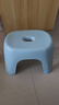 换鞋凳小凳子座椅小板凳可叠放加厚塑料凳高级感儿童学生寝室矮凳 天蓝色1个 实拍图